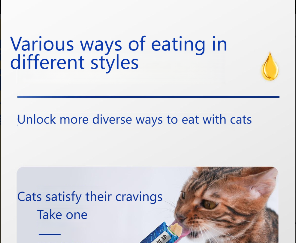 JOY PETS salmon fish oil Cat treat stick beauty hair skin care cat snacks pet supplies cat food pet wet food bag-Make In China