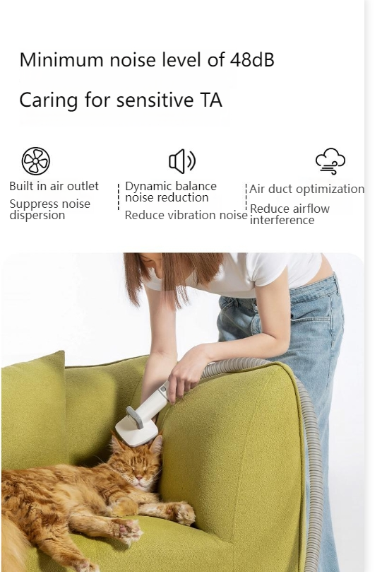 neakasa [Pet Equipment] Yibao Pet Grooming Device Multifunctional Pet Cat and Dog Low-Noise Electric Hair Suction Comb Vacuum Cleaner-Make In China