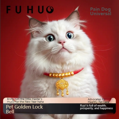 FUHUO High-value cat and dog accessories bell festive adjustable collar cat bow tie young cat pet supplies-Make In China