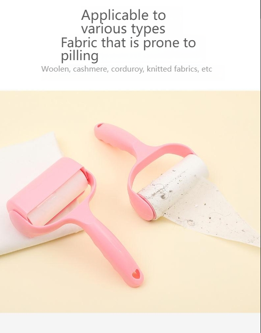 Roller type sticky paper roller brush hair suction tube roller shovel shit officer roller felt replacement paper strong hair sticking device