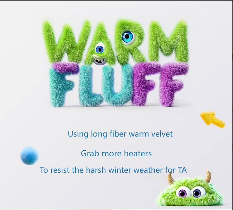 Shenjingmao Cat warm thick autumn and winter Teddy Bichon plush little monster cat bed Bichon Teddy pet bed